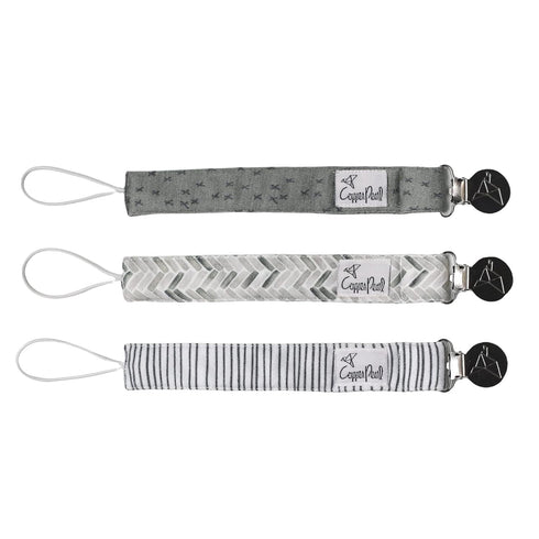 Speedster Binky Clips by Copper Pearl - Stylish & Functional