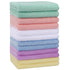 HOMEXCEL Baby Washcloths 12 Pack-Microfiber Coral Fleece Baby Bath Face Towel 7