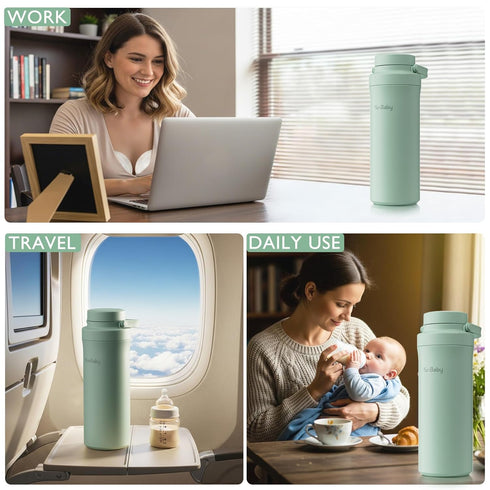 22oz 360 Pack 30 2pcs Portable Breast Milk Cooler, Game-changer with Total Cooling Gel Ice for Hours, Baby Travel