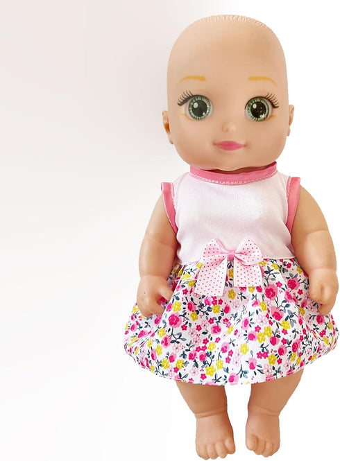 Baby Doll Clothes - 6 Sets of Dresses for 10-12 Inch Dolls with Accessories