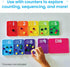 hand2mind Counting Sensory Number Trays, Learning Numbers for Kids, Fine Motor Activities, Toys for Sensory Seeking