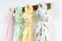 100% 4x4 4 Pack CuddleBug Swaddles for Newborns - Muslin Cotton Baby Swaddle Blanket, Soft & Breathable, Large Feet