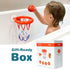 Bath Toys, Bathtub Basketball Hoop for Toddlers with 4 Soft Balls, Mold Free & Strong Suction Cup
