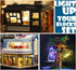 Light Up Bricks Kits Accessories Pack, 14pcs Classic 2x2 Clear LED Building Blocks Toys