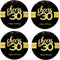Sumerk 48 PCS Cheers to 30 Stickers - Large 2 INCHES Round Birthday Card Seals for 30th Parties