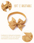 jollybows 40pcs Baby Girls Hair Bows Headbands - Grosgrain Ribbon Hair Band Accessories for Infants Newborn Toddler