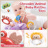 Lights,360Rotation 400 Mini Tudou Baby Crib Mobile with Music and Remote Control Musical Mobile for Crib