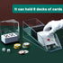 Honoson Accessories(6 Blackjack Shoe and Discard Tray Clear Acrylic Blackjack Dealing Shoe Card Dispenser for Playing