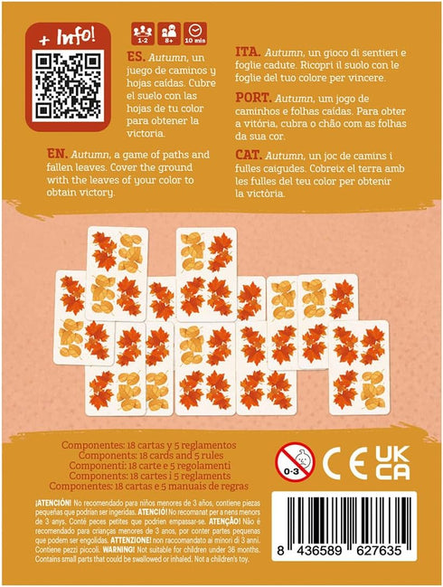 Autumn by Devir - Strategy Board Game for 1 to 2 Players, Ages 8+