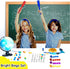 Magnetic Bingo Wands 7.5" with Magnet Bar, 5 Colors Educational Tool for Collecting Paper Clips and More