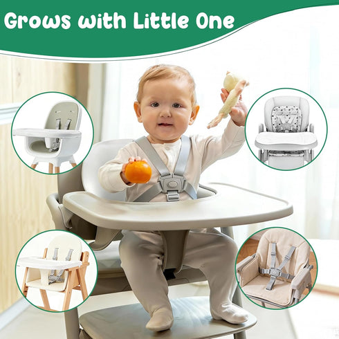 Engorgio 5 (1 High Chair Straps Replacement Compatible for gracos Highchairs and Most Point High Chairs pcs)