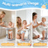 LimboGlow Anti-Pinch 6-36 Upgraded Baby Shower Stand with Silicone & Anti-Slip Base, Adjustable Height Baby Bath