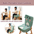 KOGITI Toddler Booster Seat for Dining Double Straps Washable Portable Thick Chair Increasing Cushion for Baby Kids