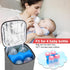 Accmor Pack, 4 8oz Breastmilk Cooler Bag with Ice Baby Bottle Cooler Bags, Insulated Tote Bags On The Go, Fits Large