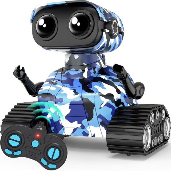 FunMission Robot Toys for Kids Boys Girls Emo Robots Remote Control Smart Robot