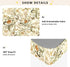 miaozhen 1 Pack 52x28 Cotton Baby Crib Sheets Ultra Soft Spring Retro Flower Butterflies Toddler Cirb Bedding Cover