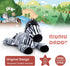 20" 3.3 Niuniu Daddy | Pound Zebra Weighted Stuffed Animals for Kids Adults, Soft Zebra Weighted Beads for Stuffed