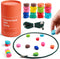 ESENHARBER Magnet Game with String, 20 Colorful Magnet Stones for Family and