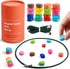 ESENHARBER Magnet Game with String, 20 Colorful Magnet Stones for Family and