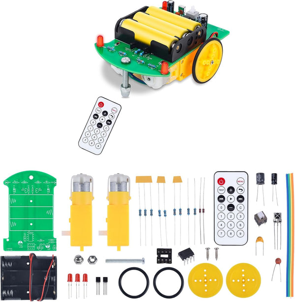 MiOYOOW Soldering Practice Kit, DIY Remote Control Car Kit for Beginners, STEM Education Electronic Soldering Projects