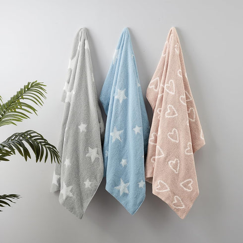 30"X40" Cozy CREVENT Soft Warm Chenille Baby Blanket for Girls Boys, Newborn Essentials for Infant, Baby Shower
