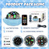 Dimmable Projector,360 Night Light for Kids,Dinosaur Night Lights Projector,Remote Timer Star Slient Ocean Lights