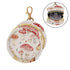 YETTASBIN Mushroom Portable Pacifier Holder Case with Metal Hook Buckle & Zipper for Diaper Bag and Stroller, Versatile