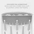 Countertop Ubbi Vertical Baby Bottle Drying Rack, Space Saving Drying Rack Baby Organizer, Gray
