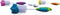 Nuby Baby Bottle and Nipple Brush with Sponge Tip, Colors May Vary