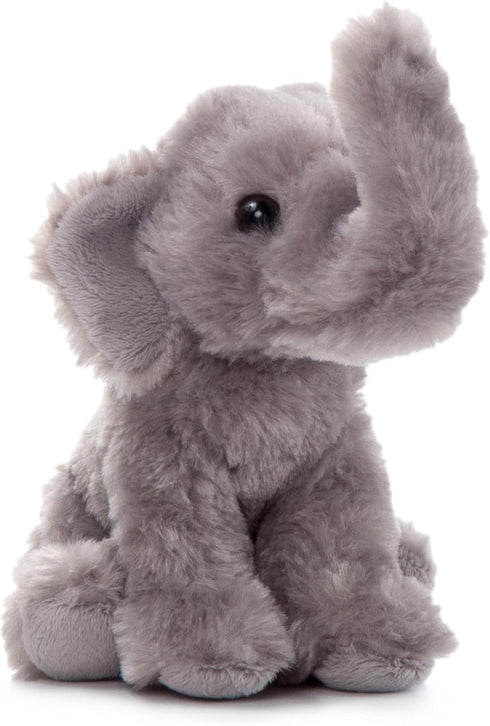 The Petting Zoo 6" Elephant Plush Toy - Stuffed Animal Gifts for Kids, Wild Onez Babiez Wildlife