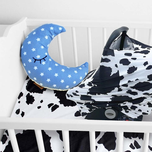 28x27x0.25" Dear Baby Gear Car Seat Cover for Boys & Girls - Baby Carseat Canopy w/Snap Opening - Infant Seat Cover