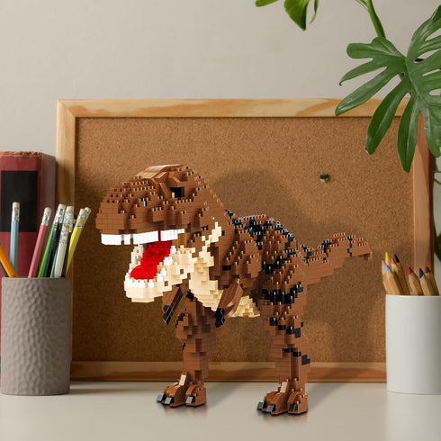 CSNRHG 6+ 1559 Dinosaur Tyrannosaurus Building Blocks Model Decor Micro Mini Blocks Toy Birthday for Age Children