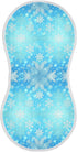 decor gift Cotton Burp Cloth Soft and Absorbent? Winter Snowflake Blue Baby Rags for