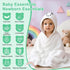 UAYNFY 14PCS Set, 4 (31.5x31.5) 10 Baby Bath Towels Includes Hooded Towels & Washcloths, Ultra Soft & Absorbent Coral
