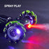 4WD Remote Control Gesture Sensor Car, Hand Controlled Stunt Car, Double-Sided Vehicle 360° Rotation with Light and