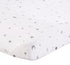TL Care Printed 100% Cotton Knit Fitted Contoured Changing Table Pad Cover, Compatible with Mika Micky Bassinet, Gray