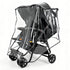 Rain Cover for Zoe Twin Double Stroller, Custom Fit Waterproof Stroller Rain