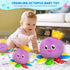 6-12 Tummy 6-18 IJIGU Baby Toys Months, Infant Musical Crawling Octopus Plush Toy, Interactive Time Sensory Toy