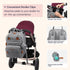 Backpack BabbleRoo Diaper Bag - Baby Essentials Travel Tote - Multi Function Water Resistant Diaper Bag, Travel