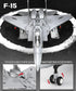 YYKNGYI F15 Set- (223 Fighter Military Army Airplane Building Compatible with Lego Planes and Jets, Gifts