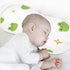 WELLDAY Set 1, 22 11 Inch Muslin Baby Burp Cloths of Soft Absorbent Cute Frog Muslin Washcloths, Bibs, Face Towel