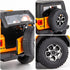 Compatible 1/32 Wrangler Alloy Diecast Pull Back Model Car with Light and Sound Toy Vehicle for Kids, Orange