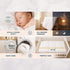 100% 200 Count (37 52) CIRCLESHOME Warm Crib Comforter - Soft, Comfortable, and Breatheable Cotton Comforter