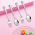 LIANYU 16-Piece Kids Silverware Set, Includes 8 Kids Spoons & 8 Forks, Stainless Steel Toddler Utensils