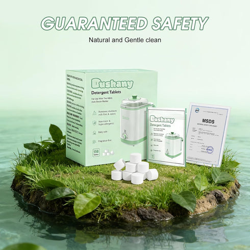 Dushany 150 Momcozy Descaling Tablets PCS for Baby Brezza Grownsy Papablic Momfann Bottle Washer - Detergent Tablets
