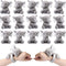 Ceenna 16 Pcs Stuffed Animal Slap Bracelets, Plush Bear Puppy Slap Wrist Bracelets for Birthday Gifts Party Favors