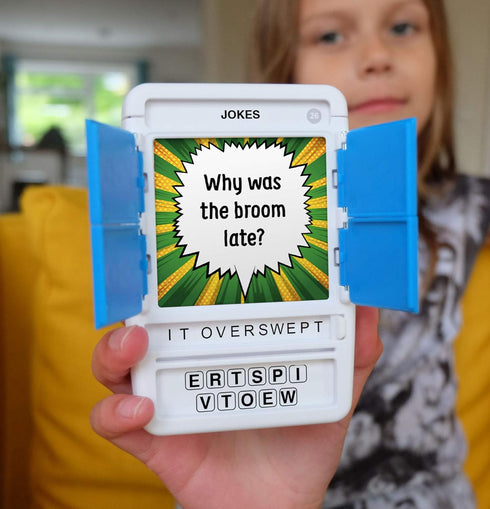 100 PICS Jokes Game - Fun Travel Games for Kids and Adults, Family Games, Ages 6+