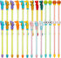 Leyndo 26 Pcs Water Guns Bulk, 14.9'' Summer Water Squirters for Kids Outdoor Swimming Pool Games