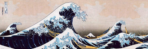 EuroGraphics Great Wave of Kanagawa (Expanding Upon The Works by Katsushika Hokusai) 1000Piece Puzzle, Red