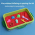 KAHDGSS Set Stackable Sand Tray with Lid Portable Sensory Bin for Art Storage Portable Sandbox Toy Organizers for Toy